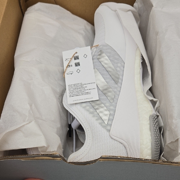 Adidas CrazyFlight W White Sneakers Size8 - Picture 3 of 8